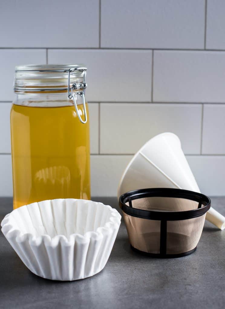 Filtering Limoncello Filtering Limoncello
