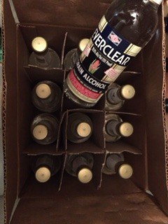 Case of 151 Proof Grain Alcohol